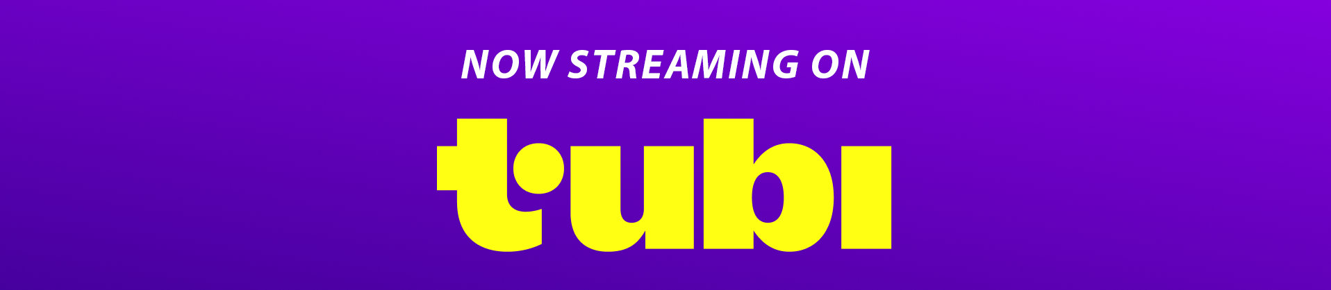 Streaming on Tubi
